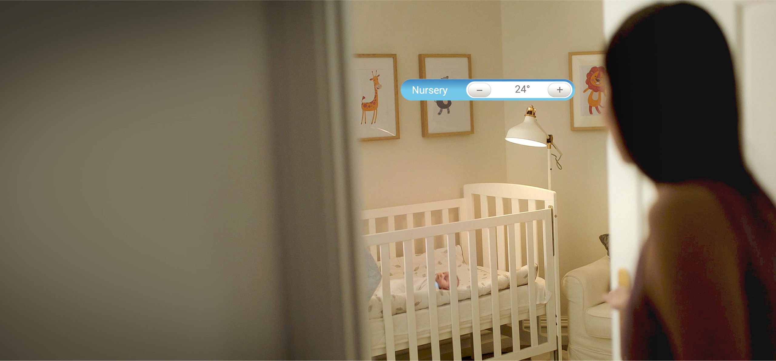 MyAir air conditioning smart home in babies room